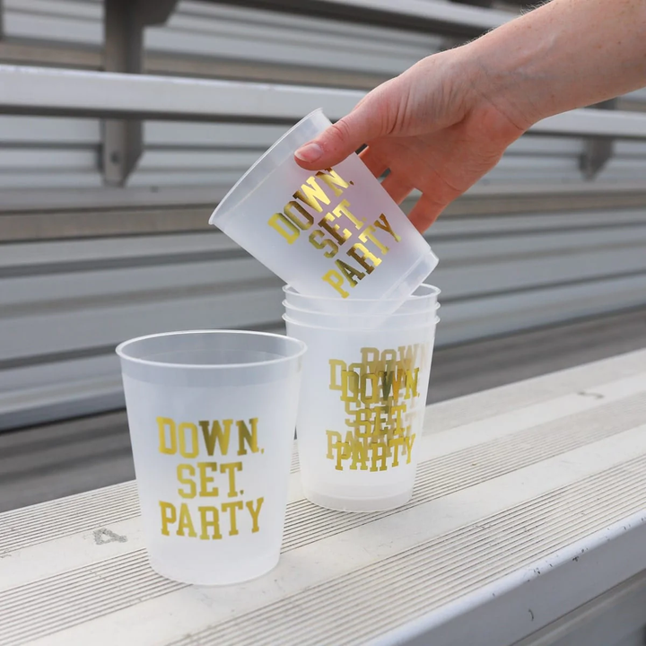 DOWN, SET, PARTY CUPSTACK Packed Party Cups Bonjour Fete - Party Supplies