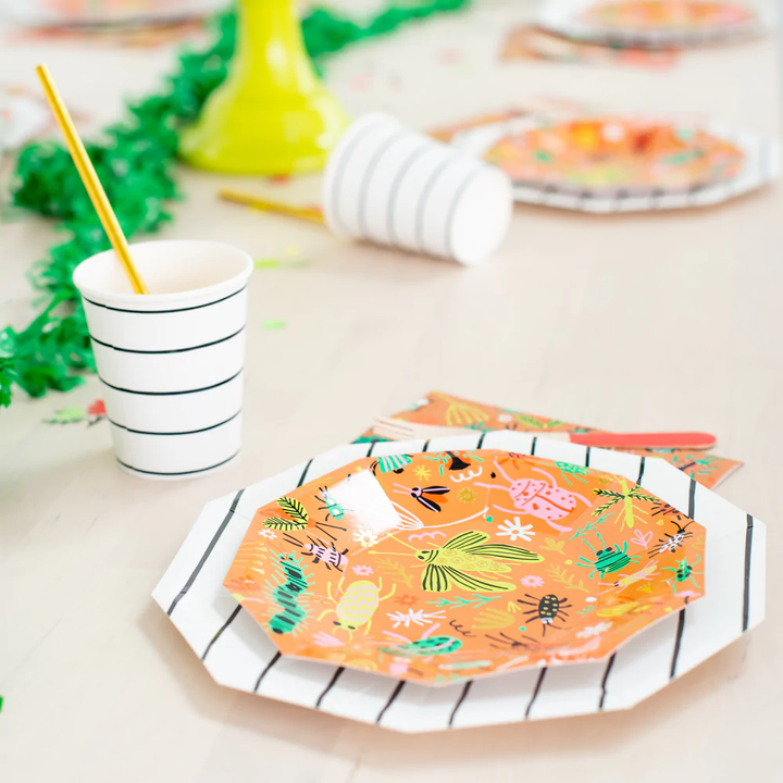 BACKYARD BUGS SMALL PLATES Jollity & Co. + Daydream Society Plates Bonjour Fete - Party Supplies