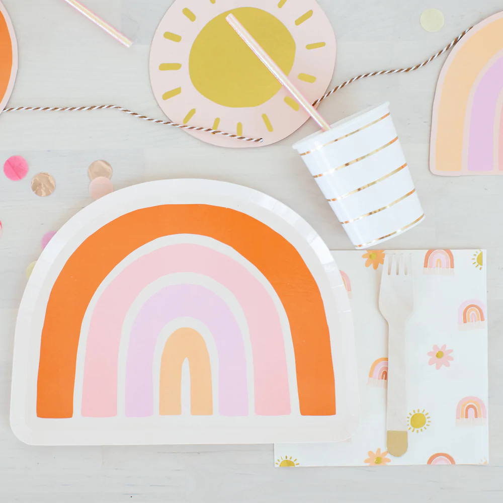 BOHO RAINBOW LARGE NAPKINS Jollity & Co. + Daydream Society Napkins Bonjour Fete - Party Supplies