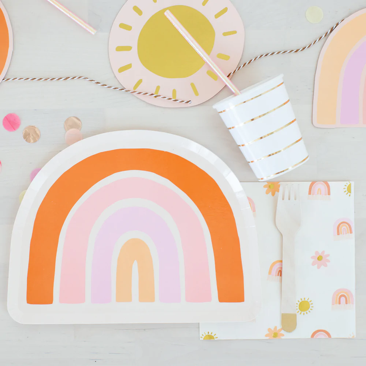 BOHO RAINBOW LARGE NAPKINS Jollity & Co. + Daydream Society Napkins Bonjour Fete - Party Supplies