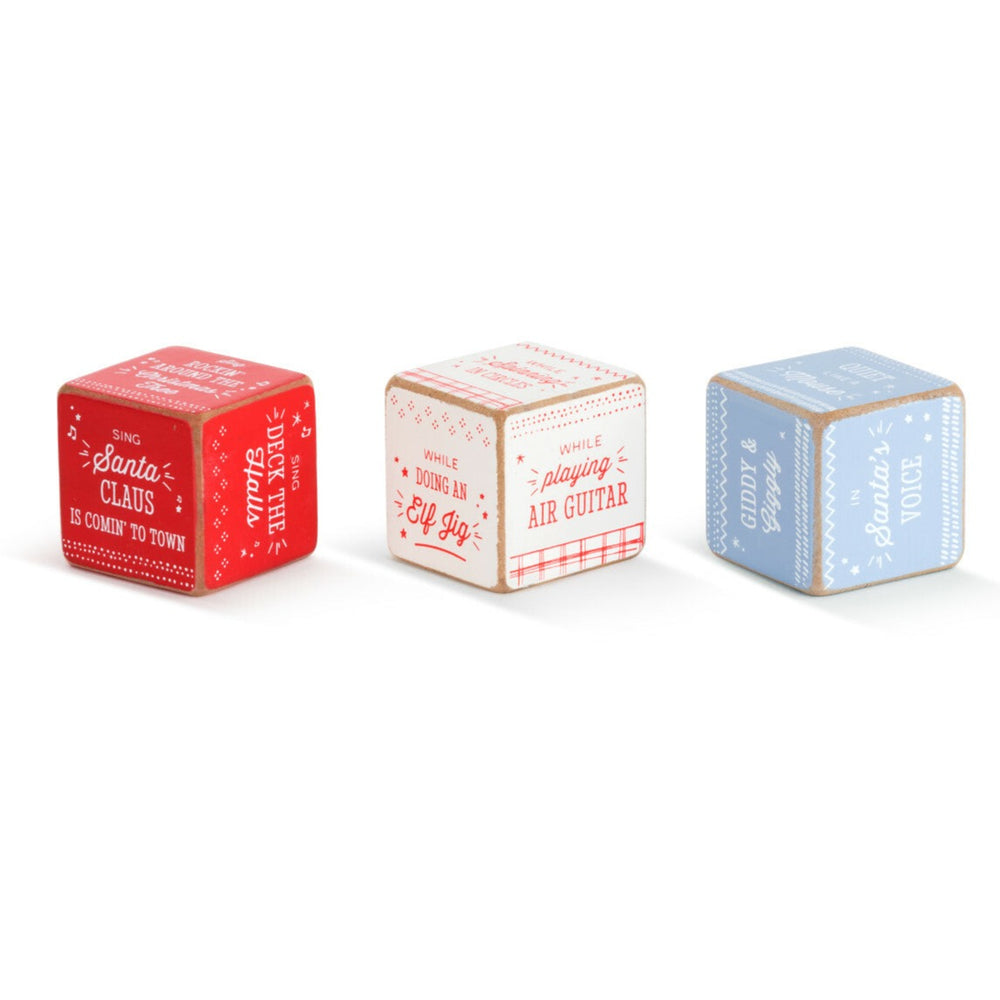 CHRISTMAS KARAOKE DICE SET Demdaco Holiday Home & Entertaining Bonjour Fete - Party Supplies