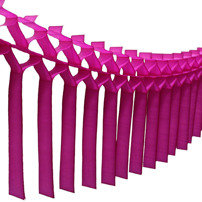 CERISE STREAMER GARLAND Devra Party Garlands & Banners Bonjour Fete - Party Supplies