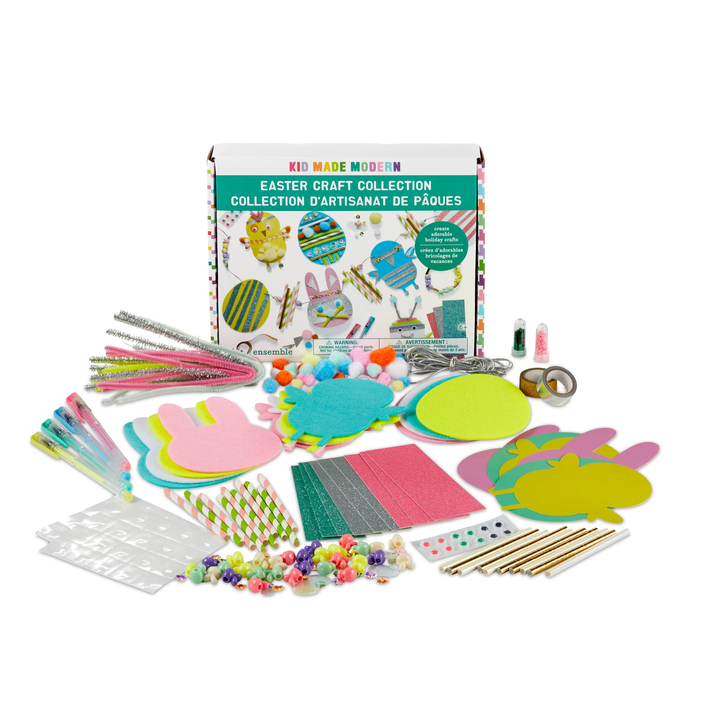 EASTER CRAFT KIT BY KID MADE MODERN Kid Made Modern Easter Crafts Bonjour Fete - Party Supplies