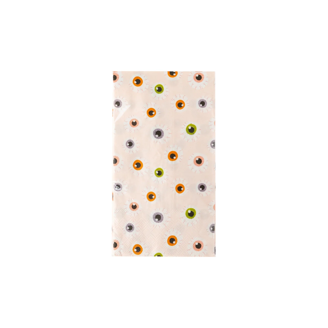 EYEBALLS PAPER GUEST TOWEL NAPKIN My Mind’s Eye Halloween Party Supplies Bonjour Fete - Party Supplies