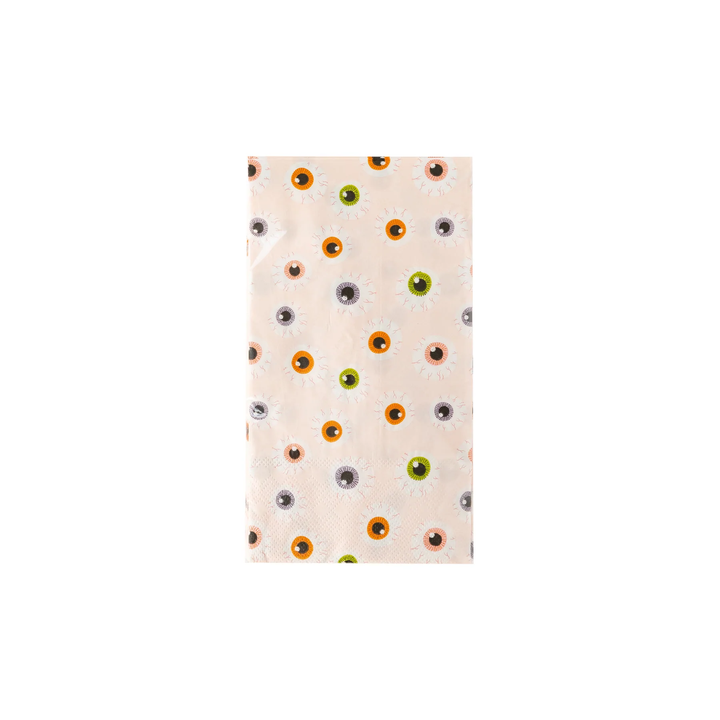 EYEBALLS PAPER GUEST TOWEL NAPKIN My Mind’s Eye Halloween Party Supplies Bonjour Fete - Party Supplies