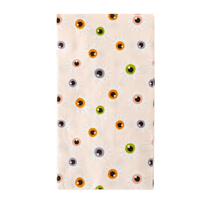 EYEBALLS PAPER GUEST TOWEL NAPKIN My Mind’s Eye Halloween Party Supplies Bonjour Fete - Party Supplies