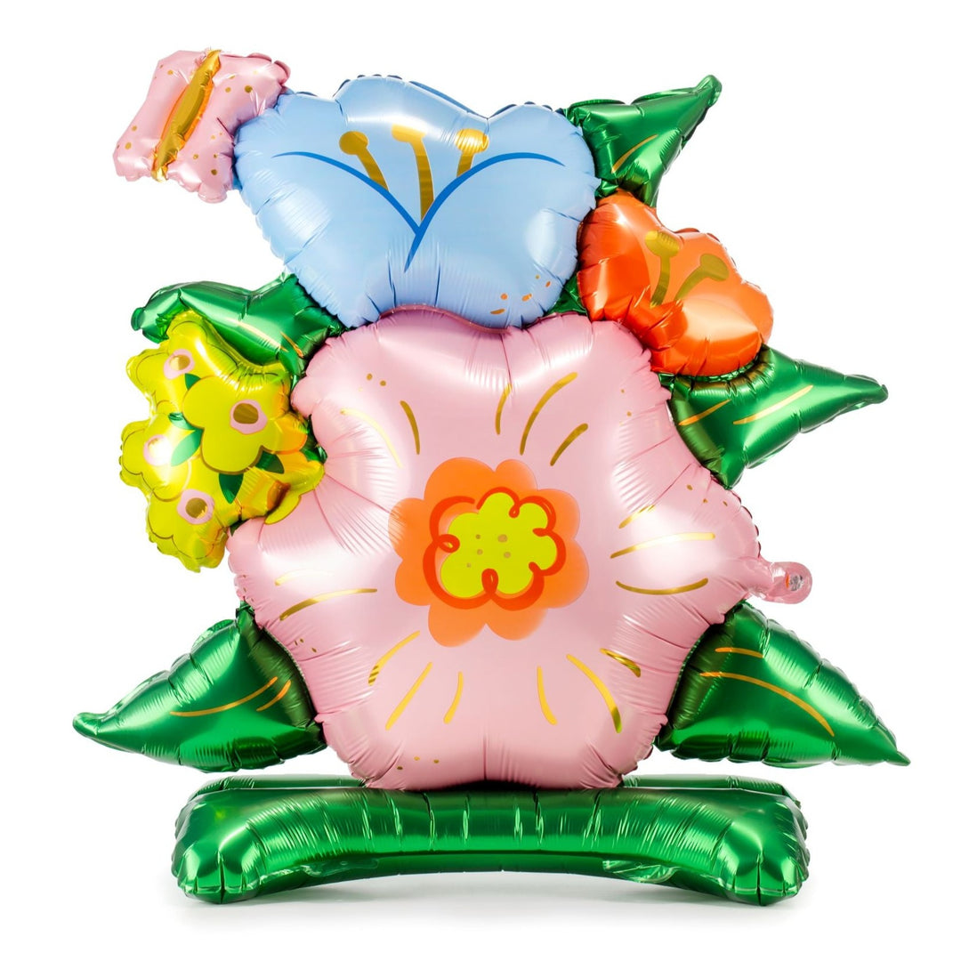 STANDING FLOWER FOIL BALLOON Party Deco Balloons Bonjour Fete - Party Supplies