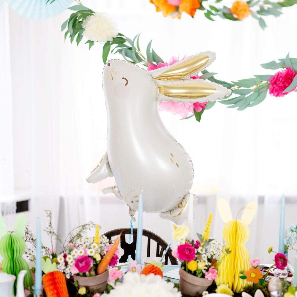 FOIL BUNNY BALLOON Party Deco Balloons Bonjour Fete - Party Supplies