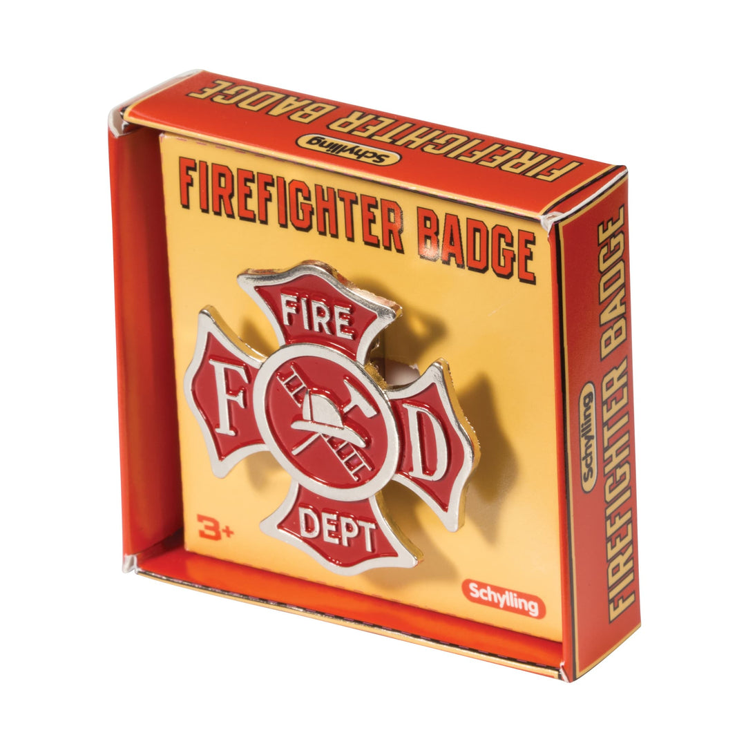 FIREFIGHTER BADGE Schylling Kid's Party Favors Bonjour Fete - Party Supplies
