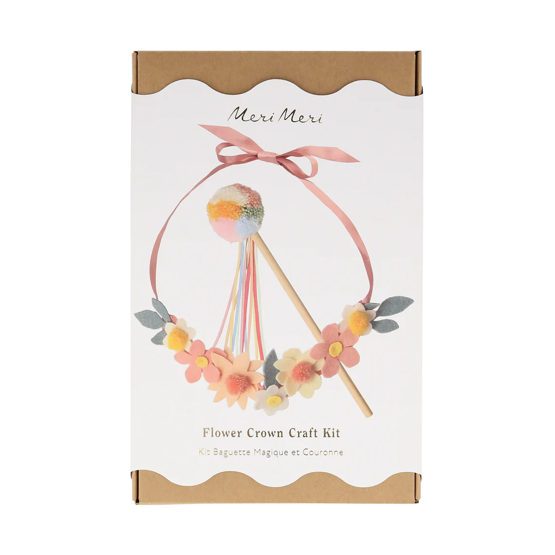 FLOWER CROWN CRAFT KIT Meri Meri Arts & Crafts Bonjour Fete - Party Supplies