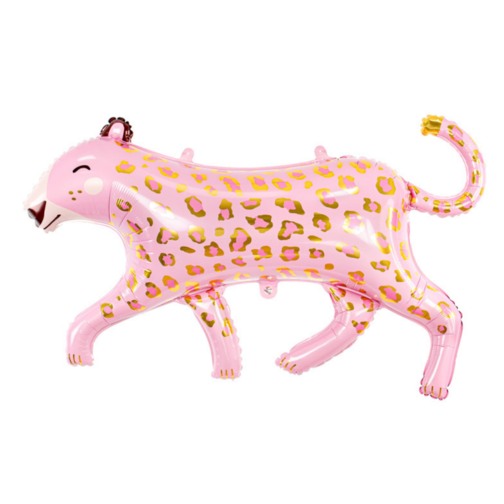 FOIL BALLOON PINK LEOPARD PARTY DECO Balloon Bonjour Fete - Party Supplies