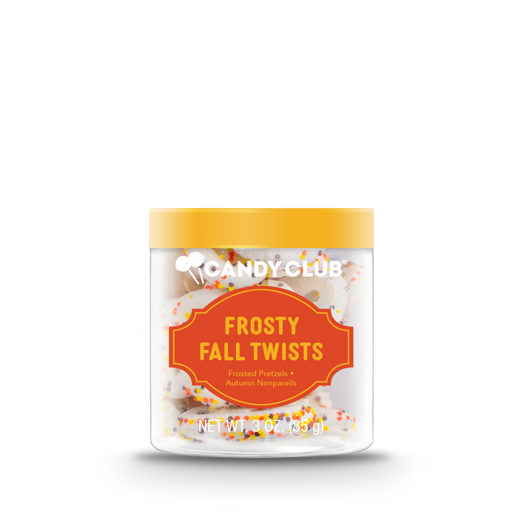 FROSTY FALL TWISTS PRETZELS Candy Club Halloween Candy Bonjour Fete - Party Supplies