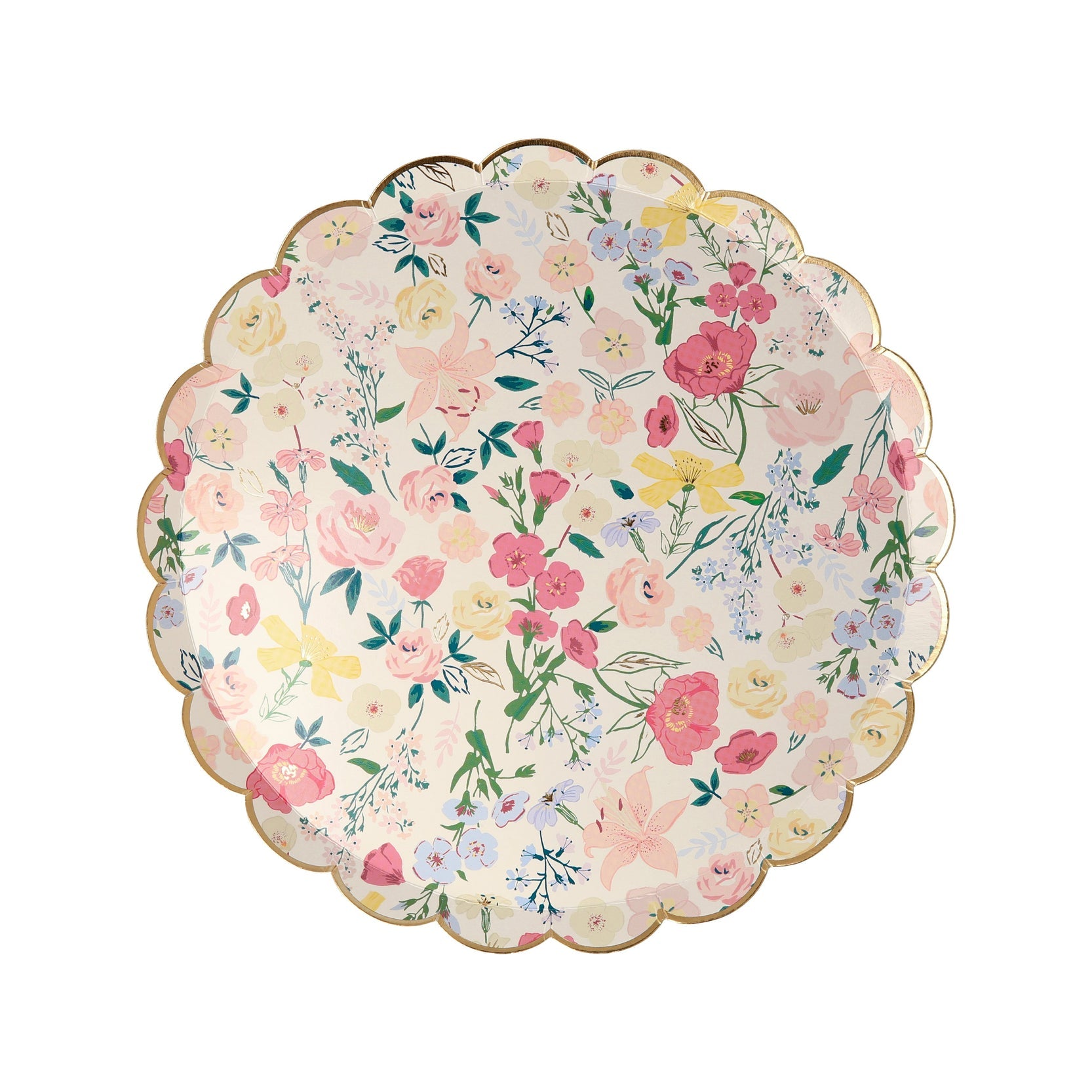 ENGLISH GARDEN FLORAL PLATES – Bonjour Fête