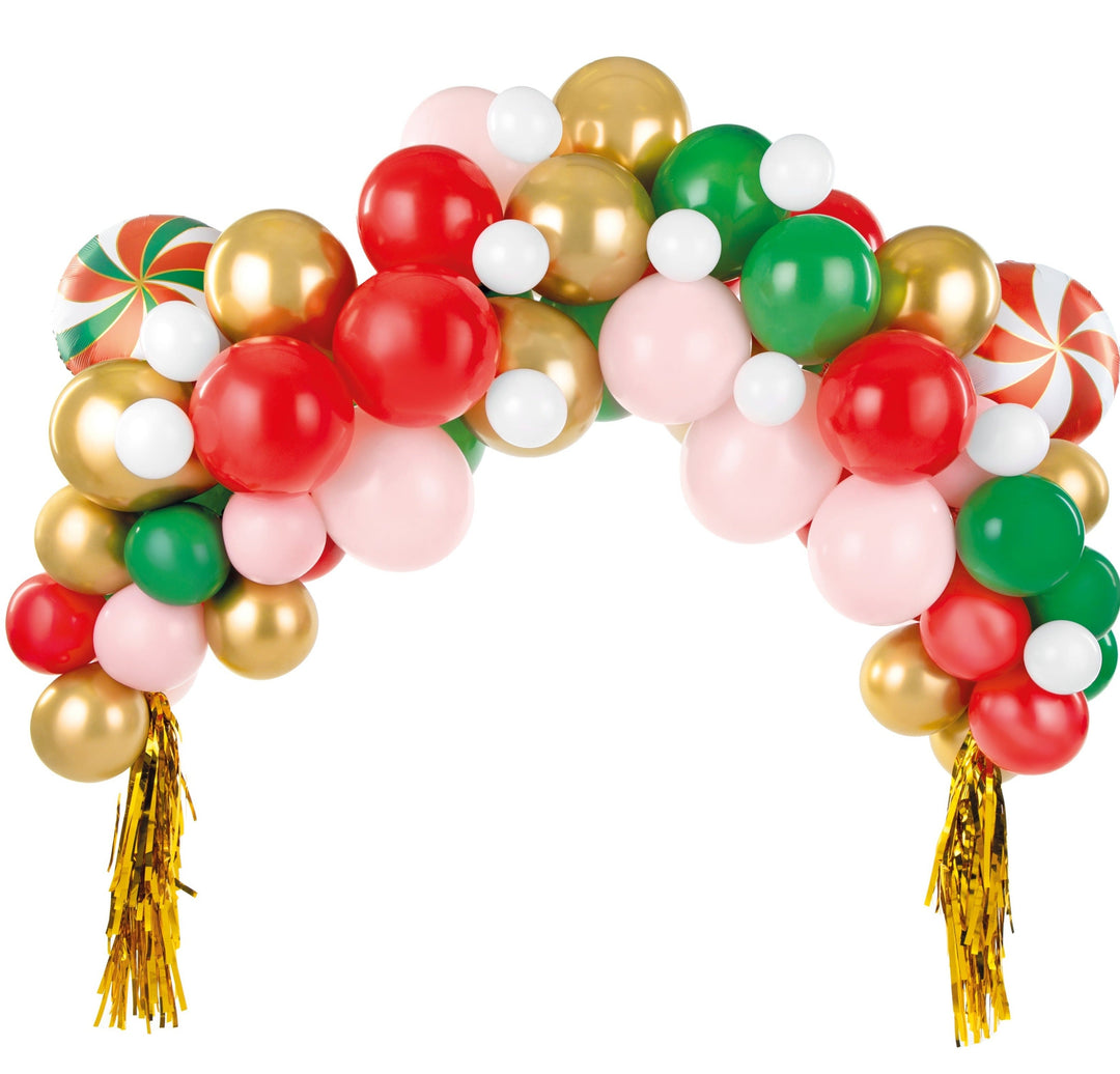 CHRISTMAS CANDY BALLOON GARLAND Party Deco Christmas Party Decor Bonjour Fete - Party Supplies