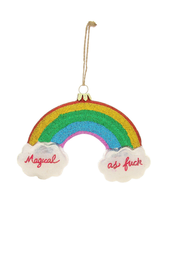 MAGICAL AF RAINBOW ORNAMENT Cody Foster Co. Christmas Ornament Bonjour Fete - Party Supplies