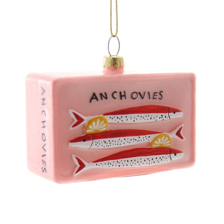ANCHOVIES CAN ORNAMENT BY CODY FOSTER Cody Foster Co. Christmas Ornament Bonjour Fete - Party Supplies