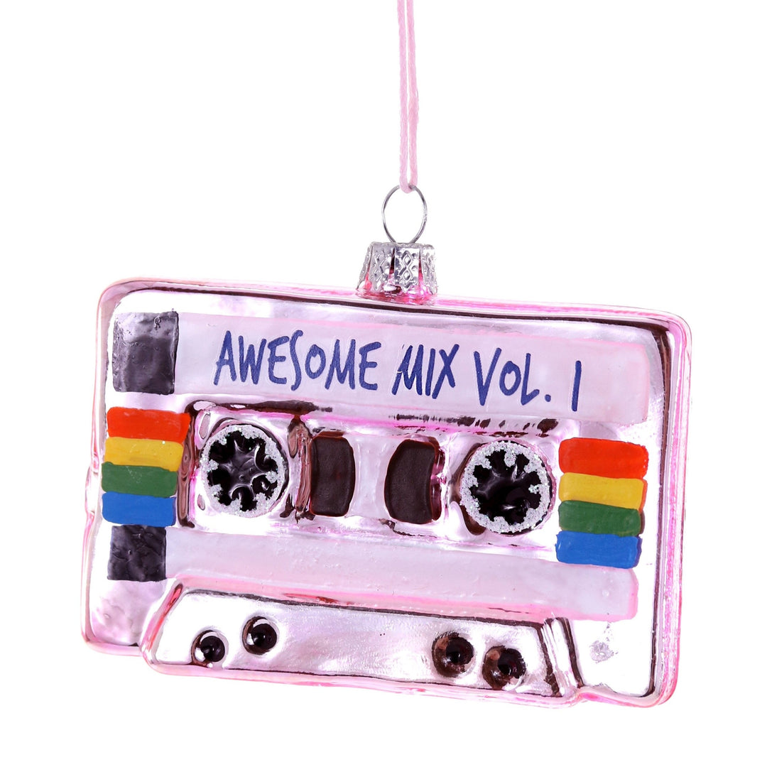 AWESOME PINK MIXTAPE ORNAMENT BY CODY FOSTER Cody Foster Co. Christmas Ornament Bonjour Fete - Party Supplies