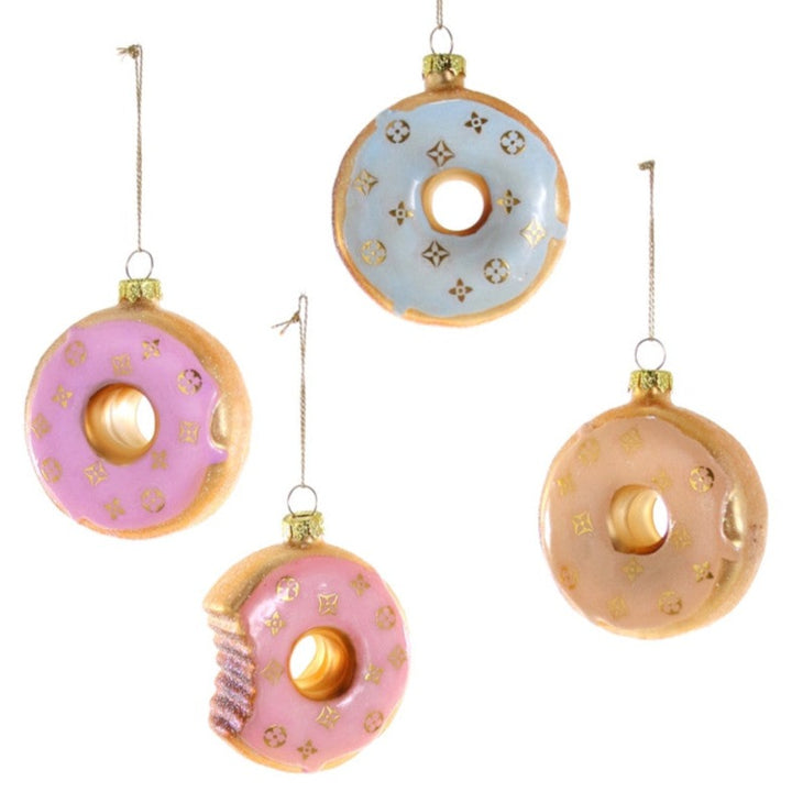 FASHION HOUSE DONUT ORNAMENT BY CODY FOSTER Cody Foster Co. Christmas Ornament Bonjour Fete - Party Supplies