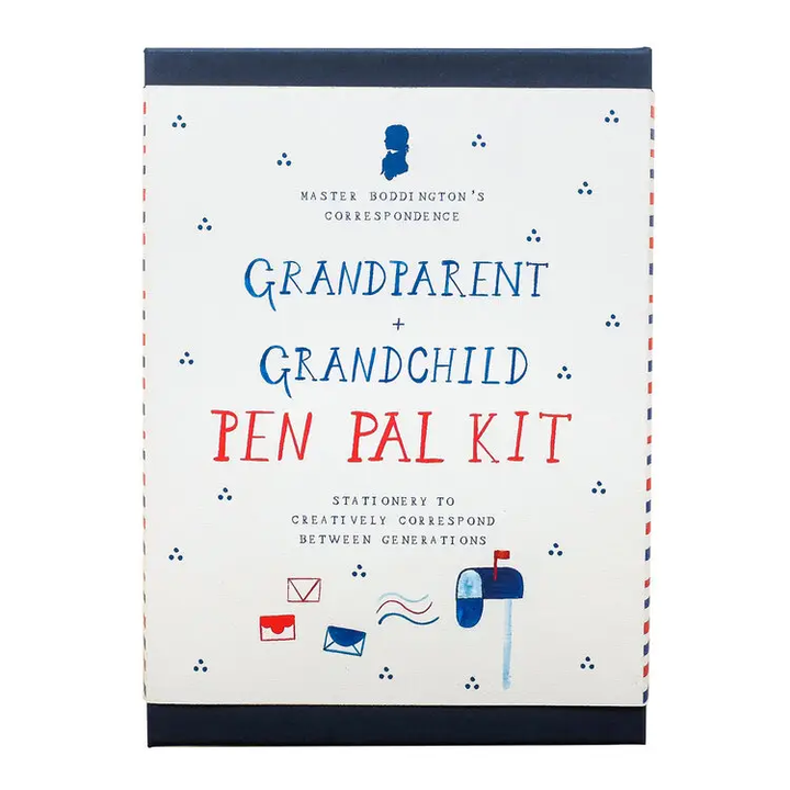 GRANDPARENT AND GRANDCHILD PEN PAL KIT BY MR. BODDINGTON'S STUDIO Mr. Boddington's Studio Stationery Set Bonjour Fete - Party Supplies