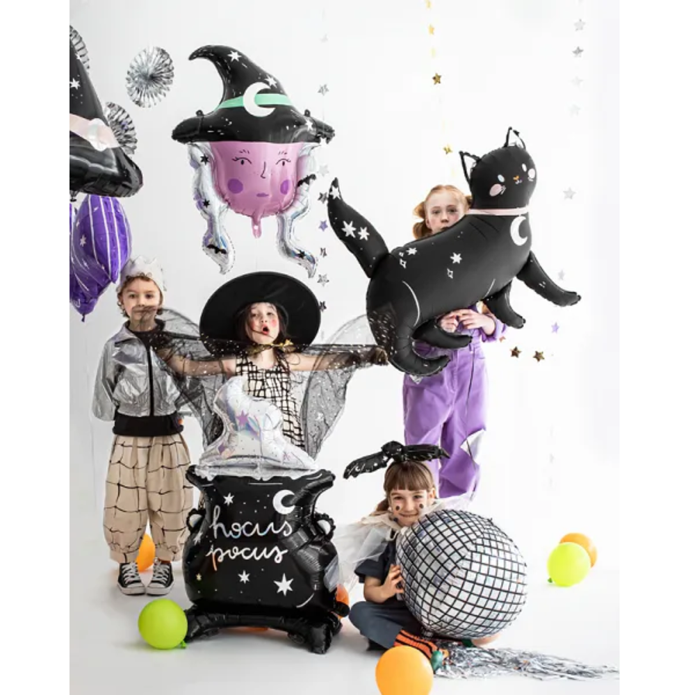 HALLOWEEN CAULDRON BALLOON Party Deco Halloween Balloons Bonjour Fete - Party Supplies