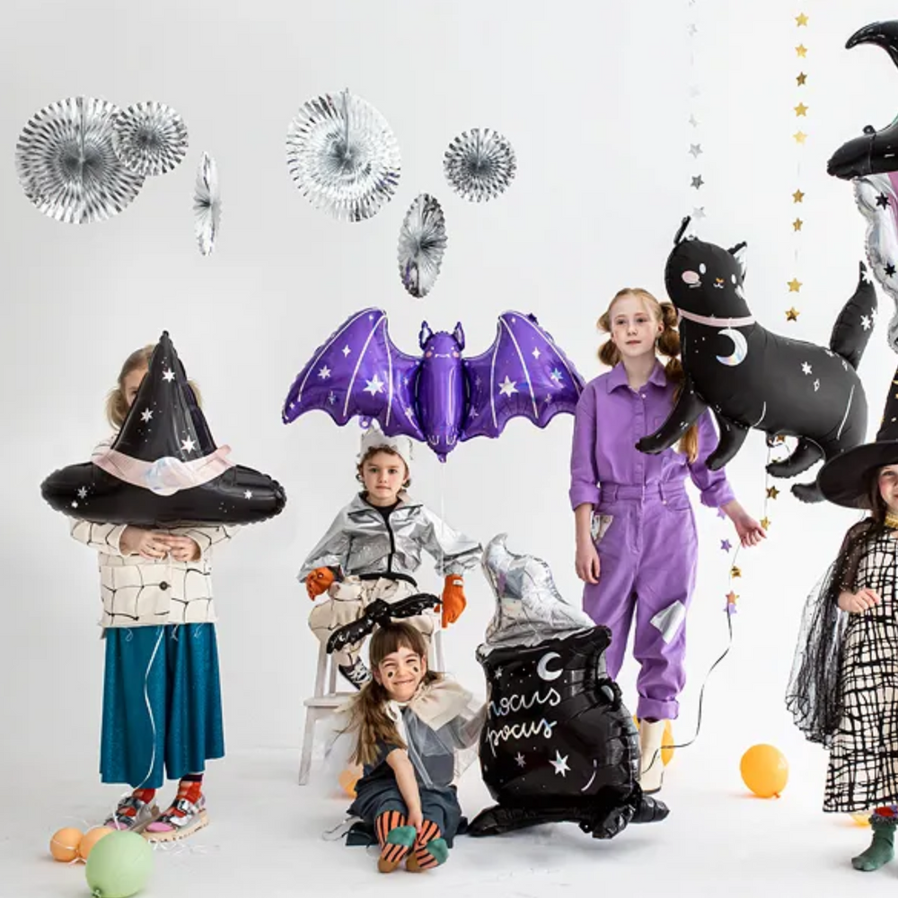 HALLOWEEN WITCH HAT BALLOON Party Deco Halloween Balloons Bonjour Fete - Party Supplies