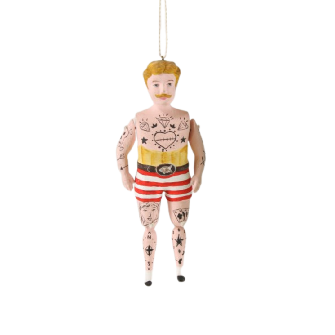 HIPSTER SAILOR ORNAMENT Cody Foster Co. Christmas Ornament Bonjour Fete - Party Supplies