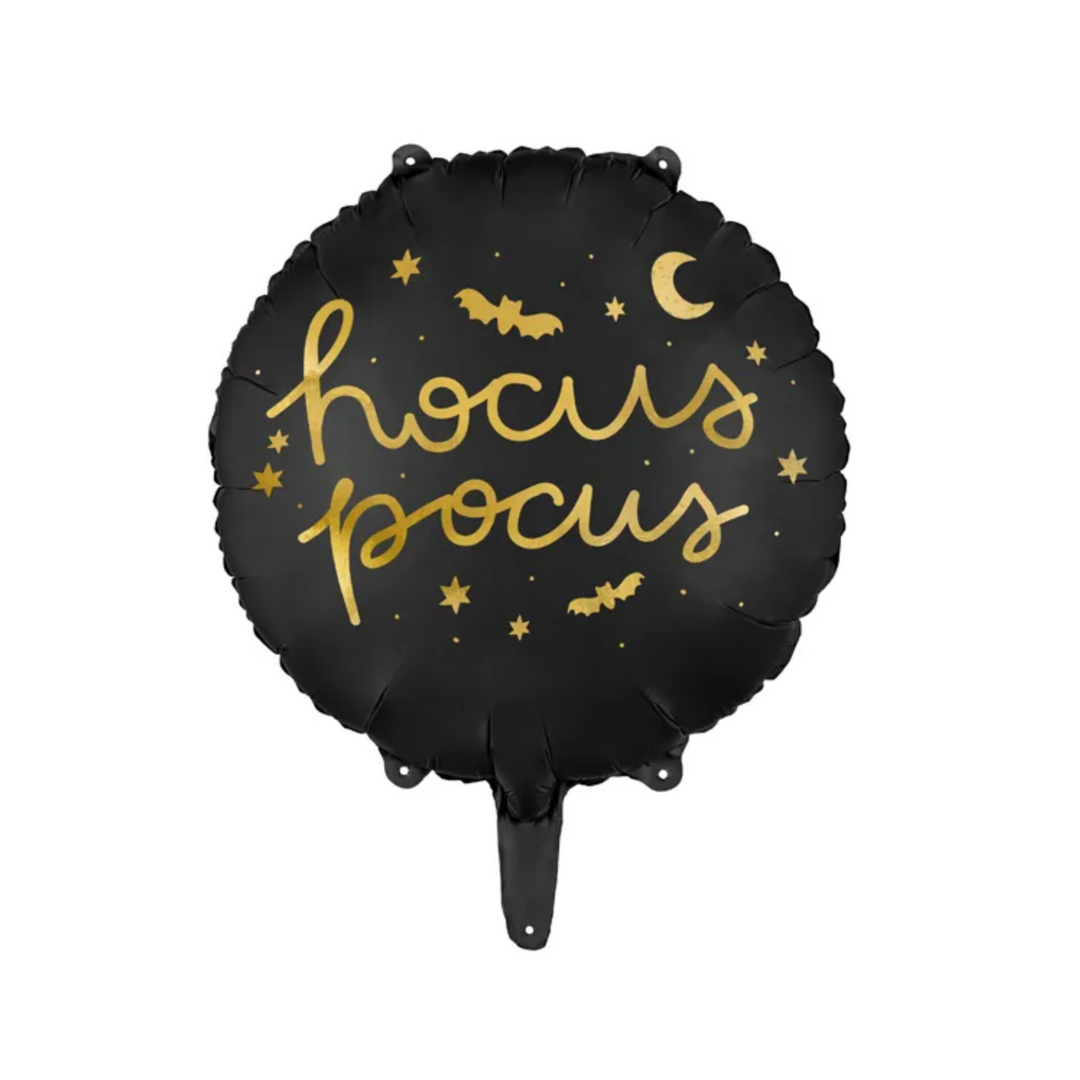 BLACK HOCUS POCUS HALLOWEEN BALLOON Party Deco Halloween Balloons Bonjour Fete - Party Supplies