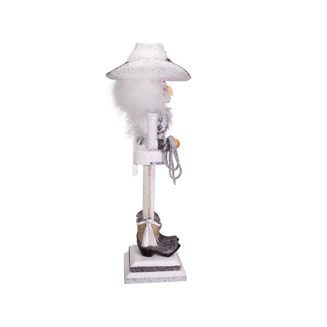 HOLLYWOOD RHINESTONE COWBOY NUTCRACKER Kurt S. Adler Christmas Ornament Bonjour Fete - Party Supplies