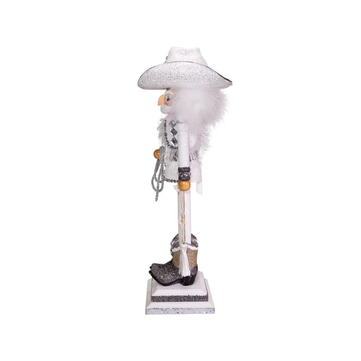 HOLLYWOOD RHINESTONE COWBOY NUTCRACKER Kurt S. Adler Christmas Ornament Bonjour Fete - Party Supplies