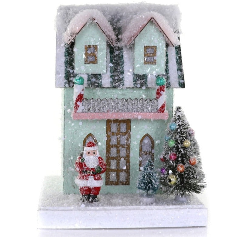 PETITE MINT HOUSE BY CODY FOSTER Cody Foster Co. Christmas House Bonjour Fete - Party Supplies