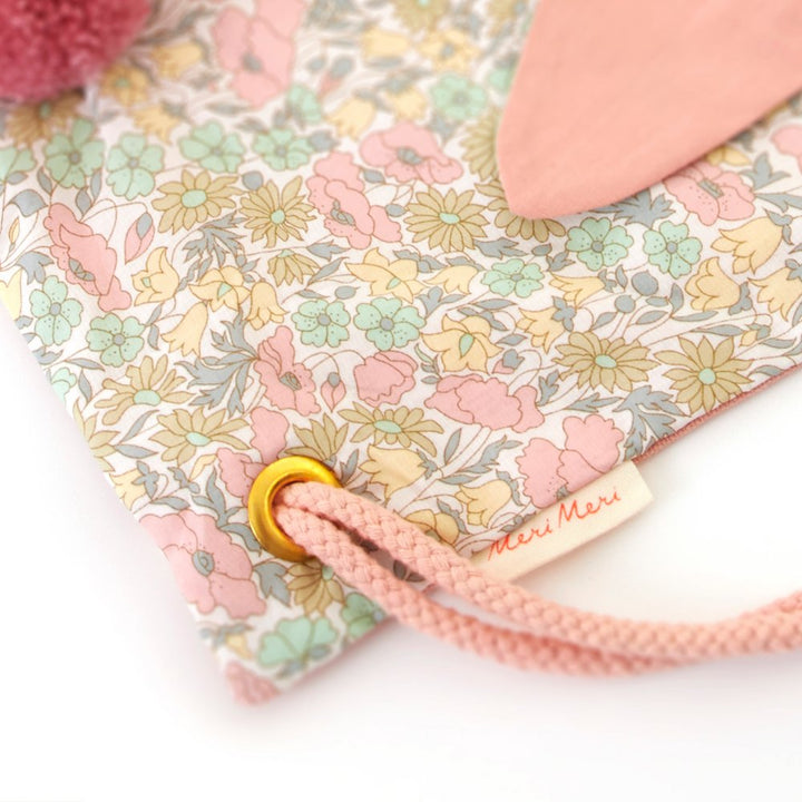 LIBERTY OF LONDON FLORAL BUNNY BACKPACK Meri Meri Dress Up Bonjour Fete - Party Supplies