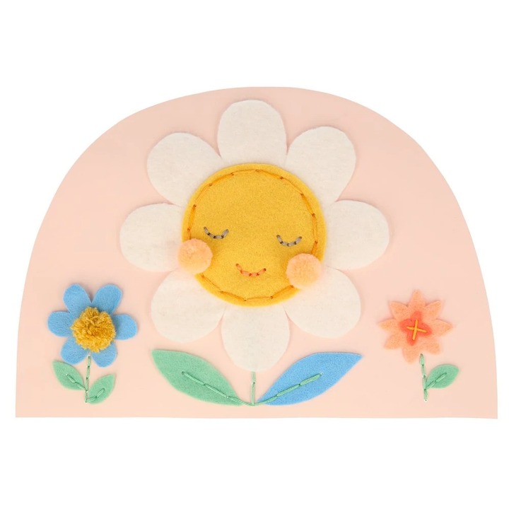 FLOWER EMBROIDERY SUITCASE Meri Meri Bonjour Fete - Party Supplies