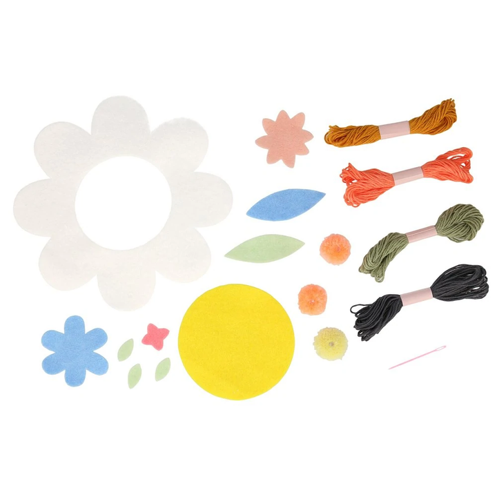 FLOWER EMBROIDERY SUITCASE Meri Meri Bonjour Fete - Party Supplies