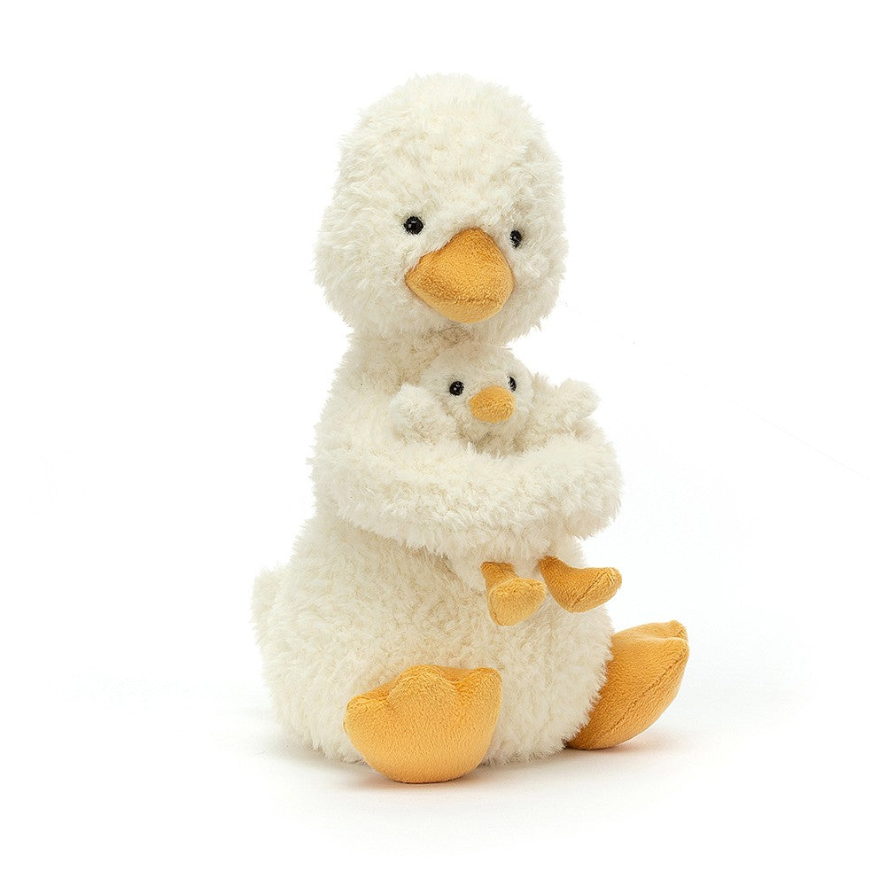 HUDDLES DUCK BY JELLYCAT Jellycat Dolls & Stuffed Animals Bonjour Fete - Party Supplies