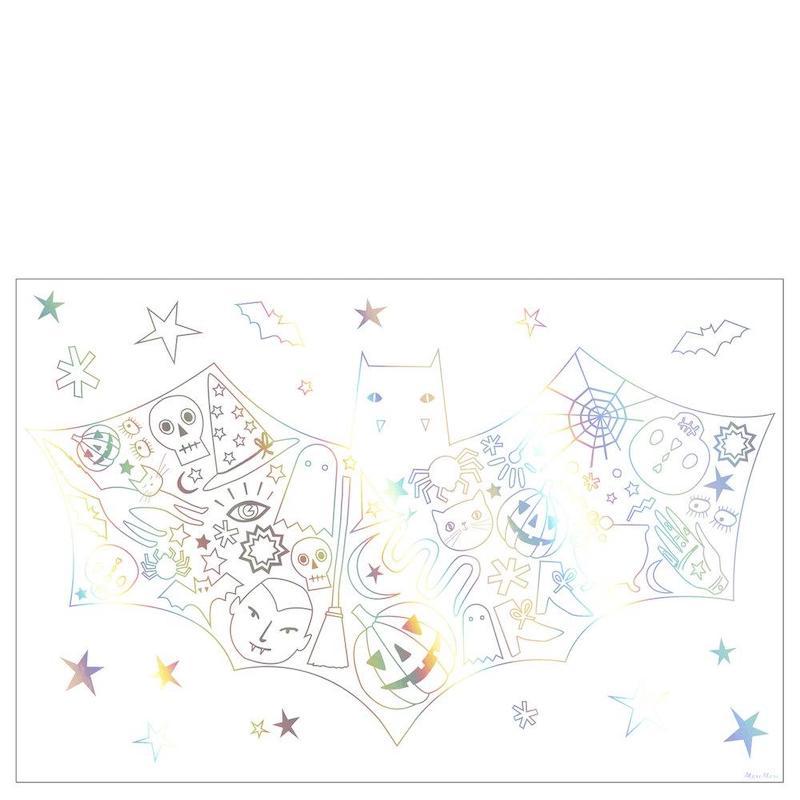 HALLOWEEN COLORING POSTERS Meri Meri Halloween Favors Bonjour Fete - Party Supplies