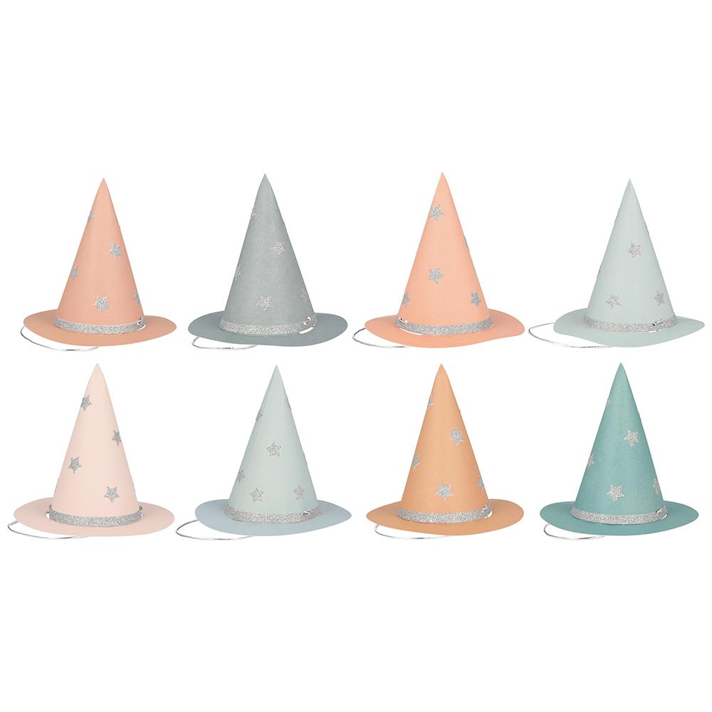 PASTEL HALLOWEEN MINI WITCH HATS Meri Meri Halloween Costumes Bonjour Fete - Party Supplies