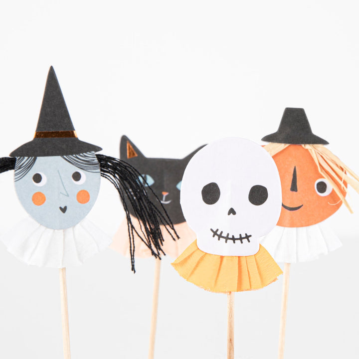 PUMPKIN PATCH PARTY PICKS Meri Meri Bonjour Fete - Party Supplies