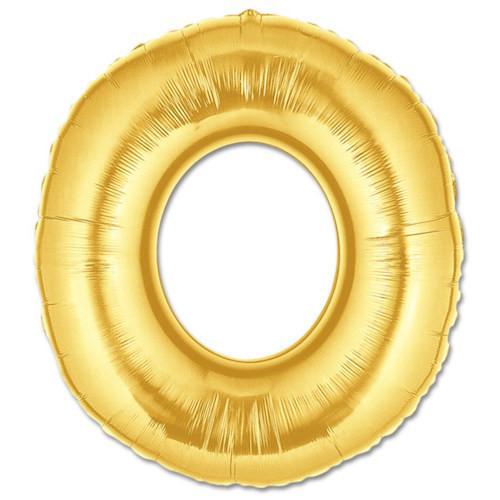 LETTER O FOIL BALLOON Northstar Balloons Balloon 16" / Metallic Gold Bonjour Fete - Party Supplies