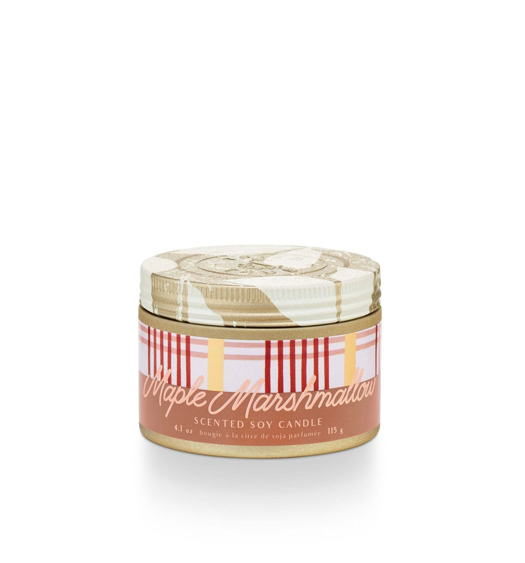 ILLUME TRIED & TRUE MAPLE MARSHMALLOW SMALL TIN CANDLE Illume Candles Bonjour Fete - Party Supplies