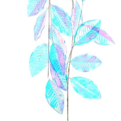 IRIDESCENT LEAVES TREE STEM Cody Foster Co. Spray Bonjour Fete - Party Supplies