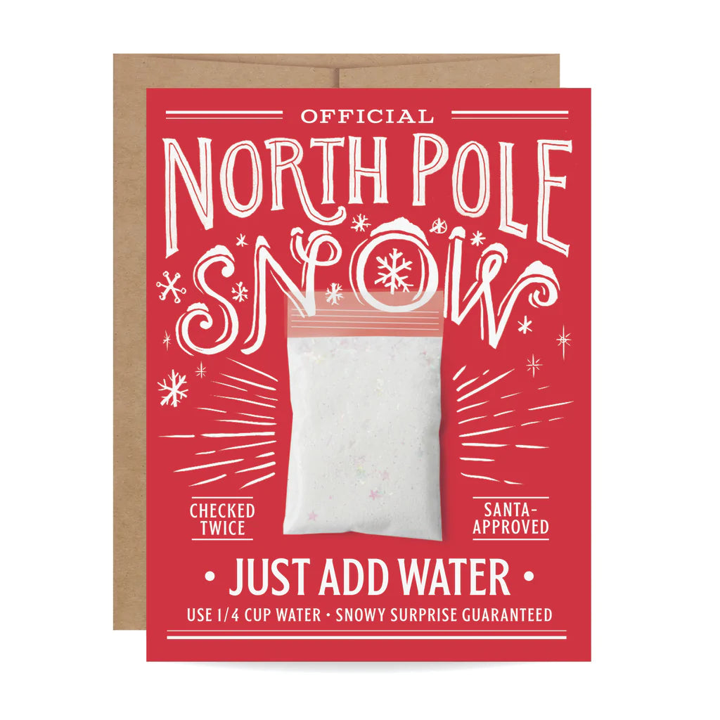 Mail a Snowball Card Inklings Paperie Greeting Card Bonjour Fete - Party Supplies
