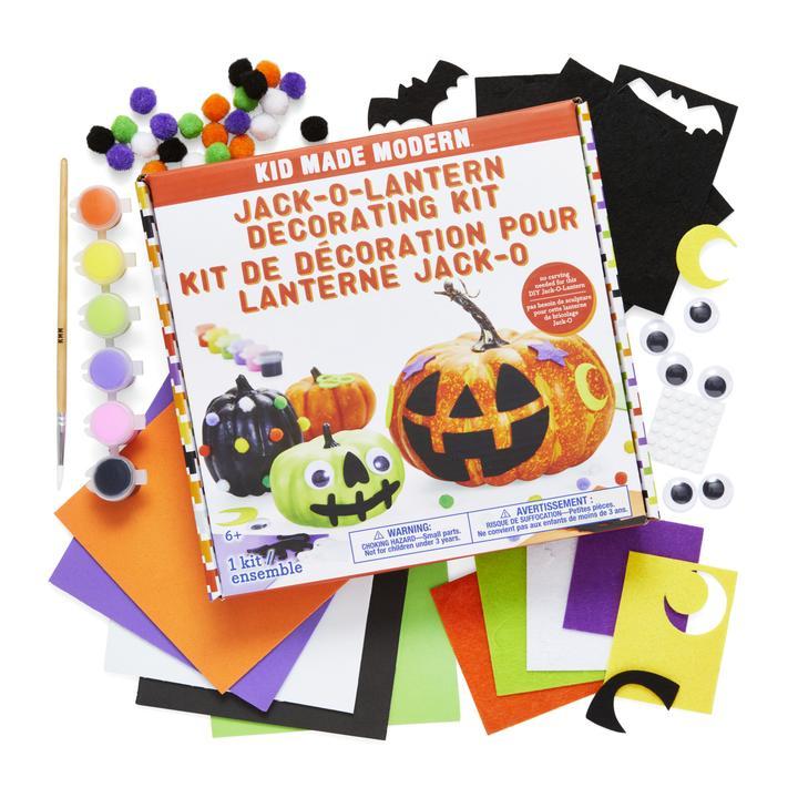 JACK-O-LANTERN DECORATING Kid Made Modern Halloween Favors Bonjour Fete - Party Supplies