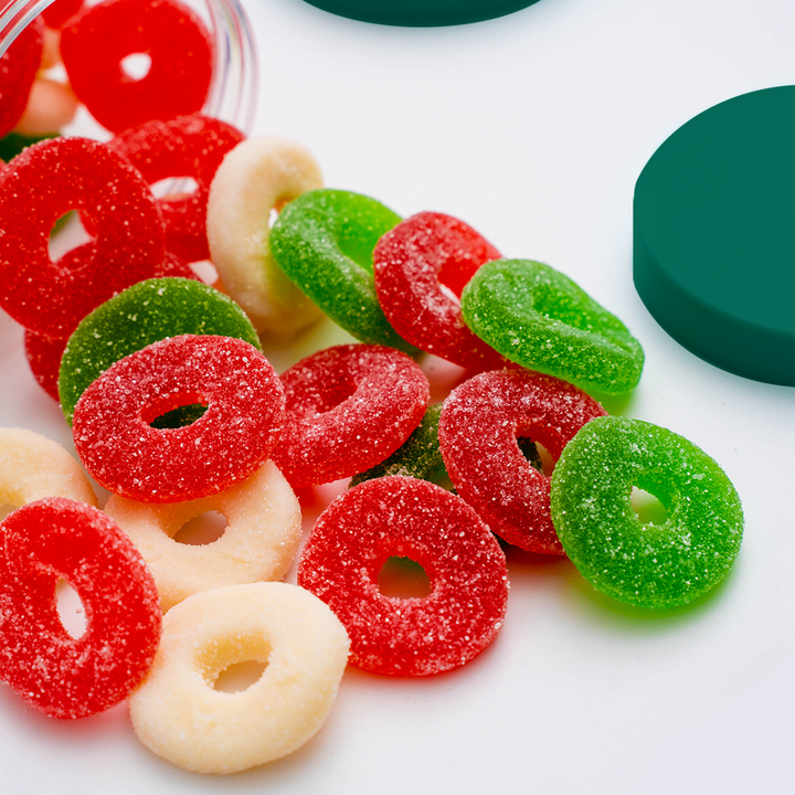 Jolly Wreaths Gummy Christmas Candy Bonjour Fete Party Supplies Christmas Holiday Candy