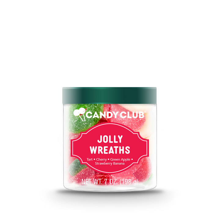Jolly Wreaths Gummy Christmas Candy Bonjour Fete Party Supplies Christmas Holiday Candy