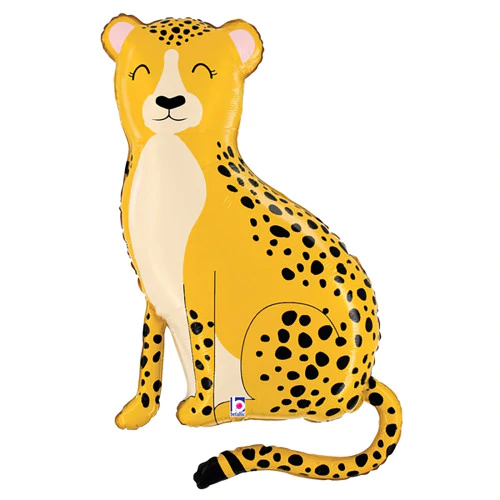 JUNGLE CHEETAH BALLOON LA Balloons Bonjour Fete - Party Supplies