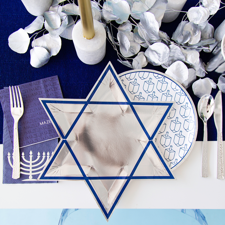 DREIDEL DINNER PLATES Jollity & Co. + Daydream Society Plates Bonjour Fete - Party Supplies