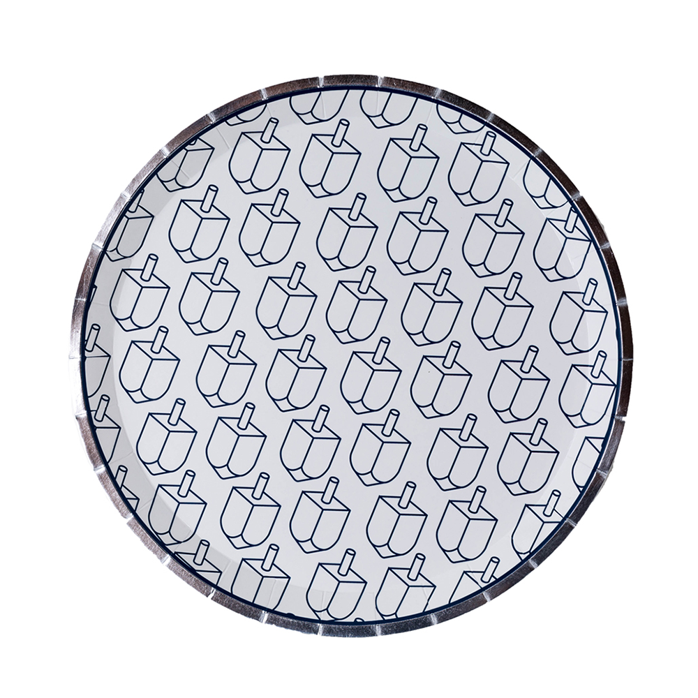 DREIDEL DINNER PLATES Jollity & Co. + Daydream Society Plates Bonjour Fete - Party Supplies