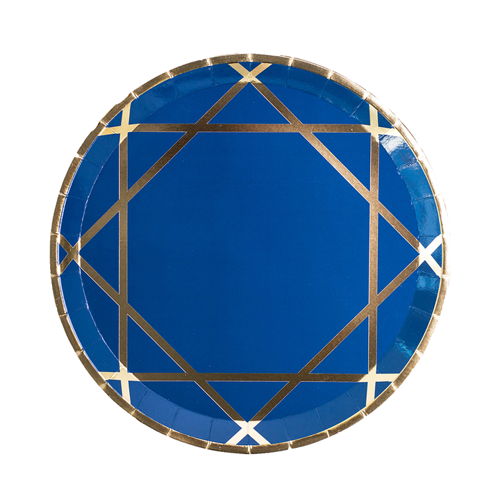 ENCHANTÉ DINNER PLATE Jollity & Co. Plates NAVY Bonjour Fete - Party Supplies