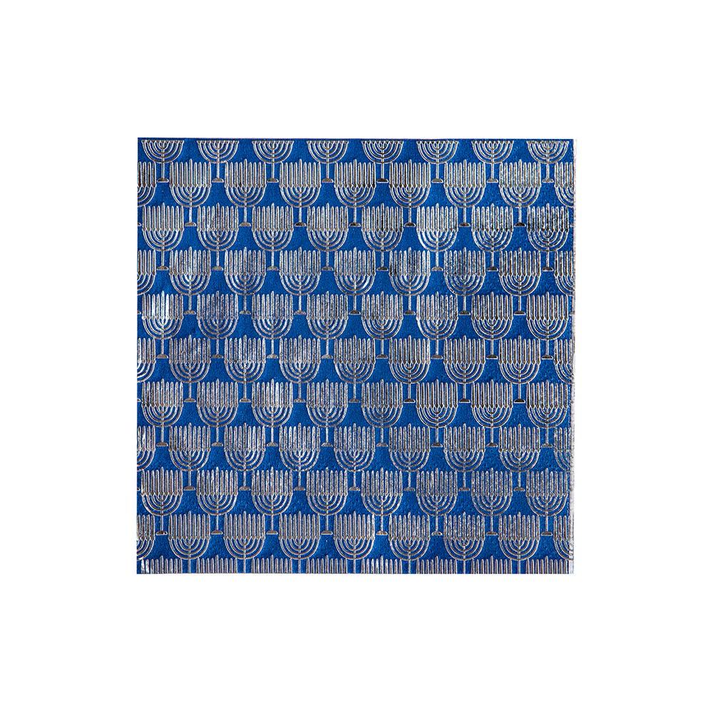 MENORAH COCKTAIL NAPKINS Jollity & Co. Hanukkah Bonjour Fete - Party Supplies