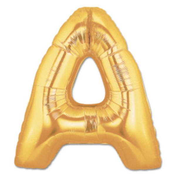 LETTER A FOIL BALLOON Northstar Balloons Balloon 16" / Metallic Gold Bonjour Fete - Party Supplies